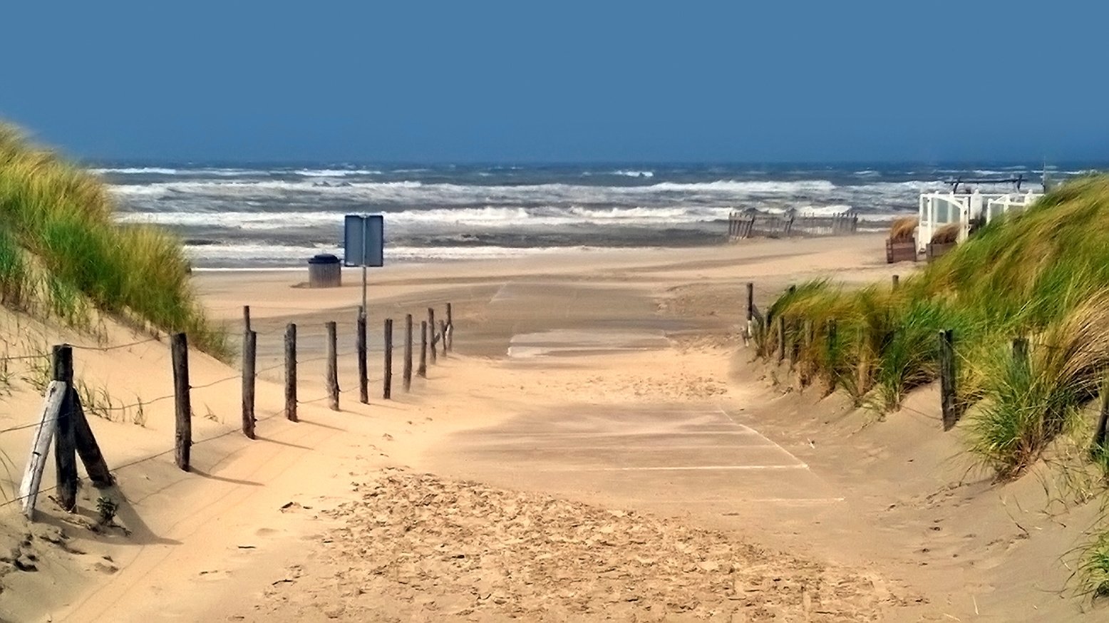 beach at Noordwijk in the Netherlands